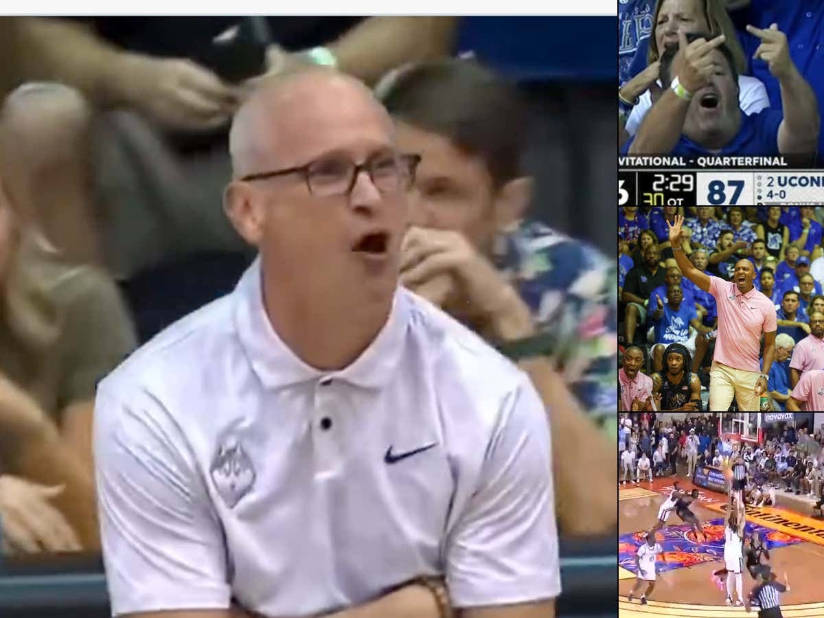 Overtime. An Upset. Dan Hurley Costing UConn By Telling The Ref 'You're A Fucking Joke' - It Took One Game For The Maui Invitational To Deliver A Classic