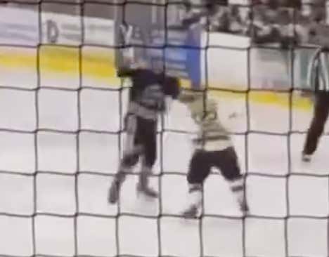 This Superman Punch Belongs In The Hockey Hall of Fame