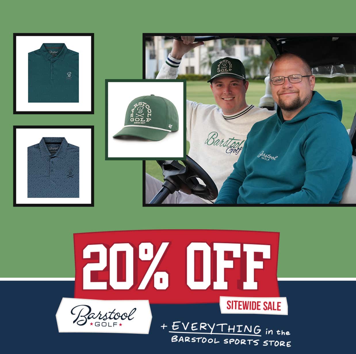 All Of Barstool Golf Is 20% Off Now Through Cyber Monday + Win A Stay In Riggs' Pinehurst House