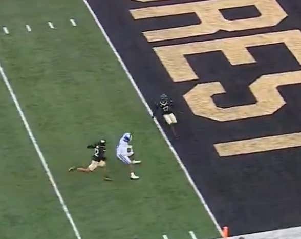 Wake Forest Cornerback Commits The Cardinal Sin Of Letting Someone Get Behind Him As Duke Walks It Off For A Win