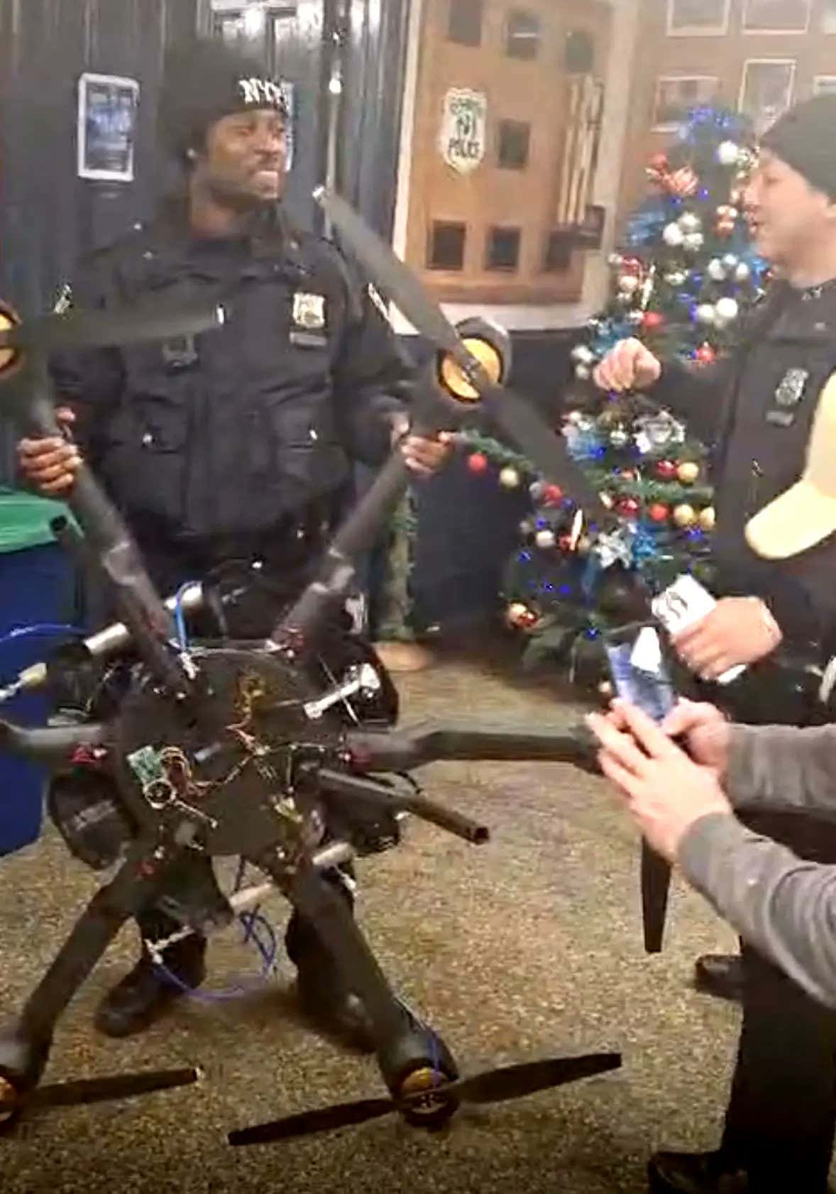 NYPD Recovered A Giant Drone In Brooklyn Owned By A Company Linked to BlackRock