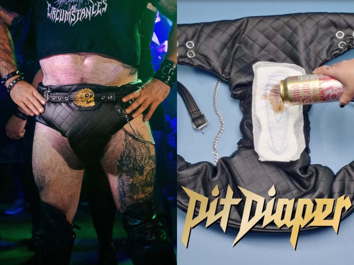 Liquid Death Rolled Out A $75 Adult Leather Diaper And It's Flying Off The Shelves