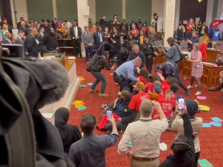 Clap Your Hands, Everybody: A Bunch of Protestors Got Arrested After Staging A Sit-In To Block The New 76ers Arena Vote