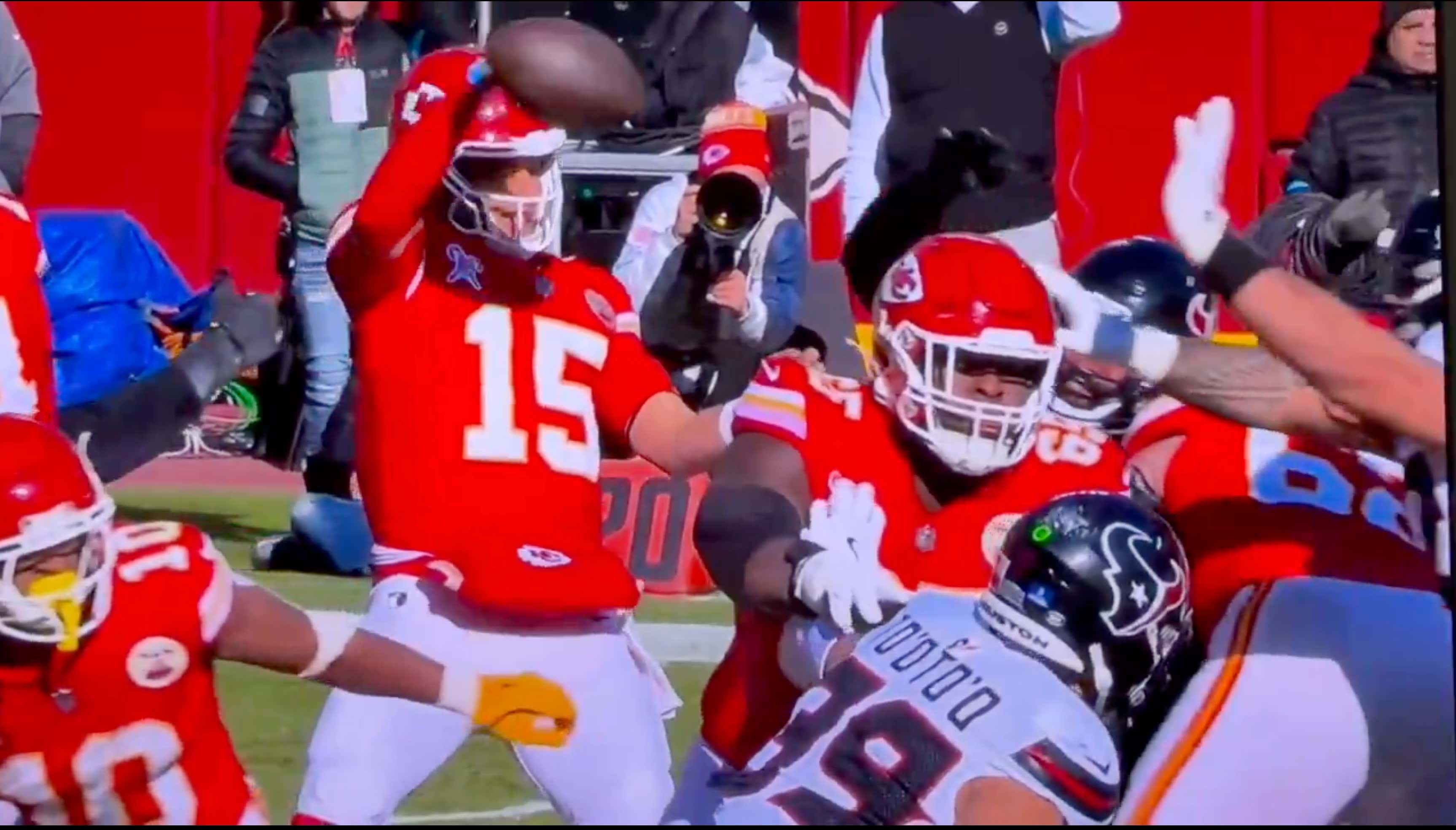 In A Season FULL Of Calls Bailing Out The Chiefs, Today's First Half Might Have Taken The Cake