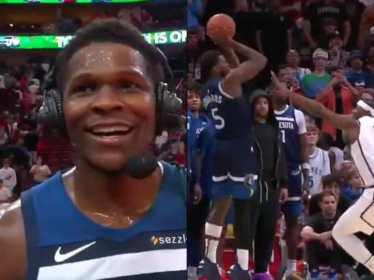 "Like Gilbert Arenas Said, I Don't Do Overtime, So Fuck it"  - Anthony Edwards Had The Perfect Breakdown Of His Game Winner To Cap Off A Massive Wolves Comeback Over The Rockets