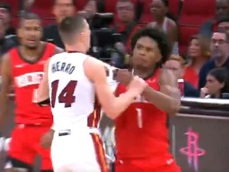 Nba Infighting Fighting In The NBA Is Officially BACK After Tyler Herro And Amen ...