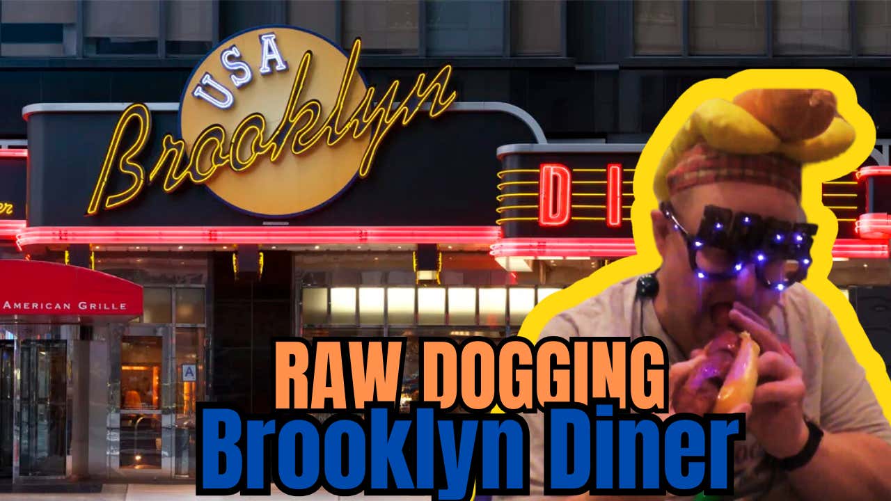Raw Dogging at Brooklyn Diner in  Times Square