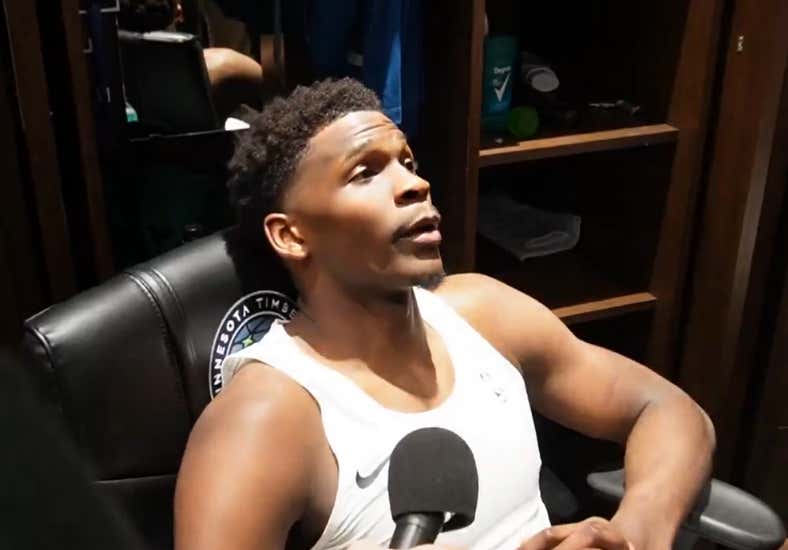 Anthony Edwards Complaining About Having To Face Double Teams Because It Means He Has To Pass Is Some Loser Shit