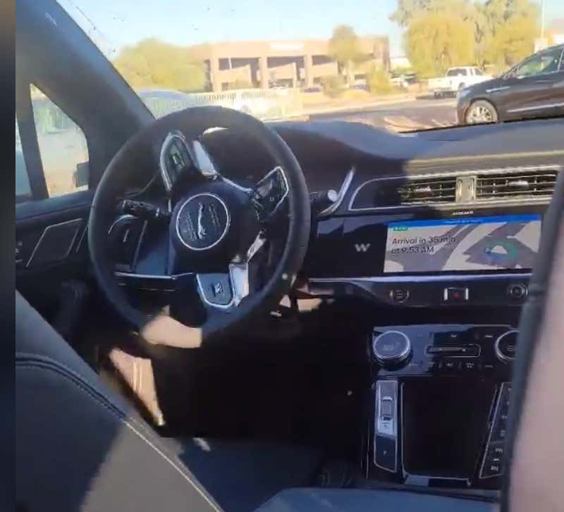Technology Has Officially Gone Too Far. Self Driving Car Traps A Man In Car While Going In Circles In A Parking Lot