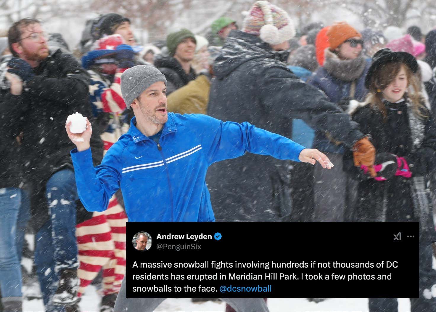 Poor Bastard Gets Caught Having The Worst Snowball Throwing Form Ever Seen
