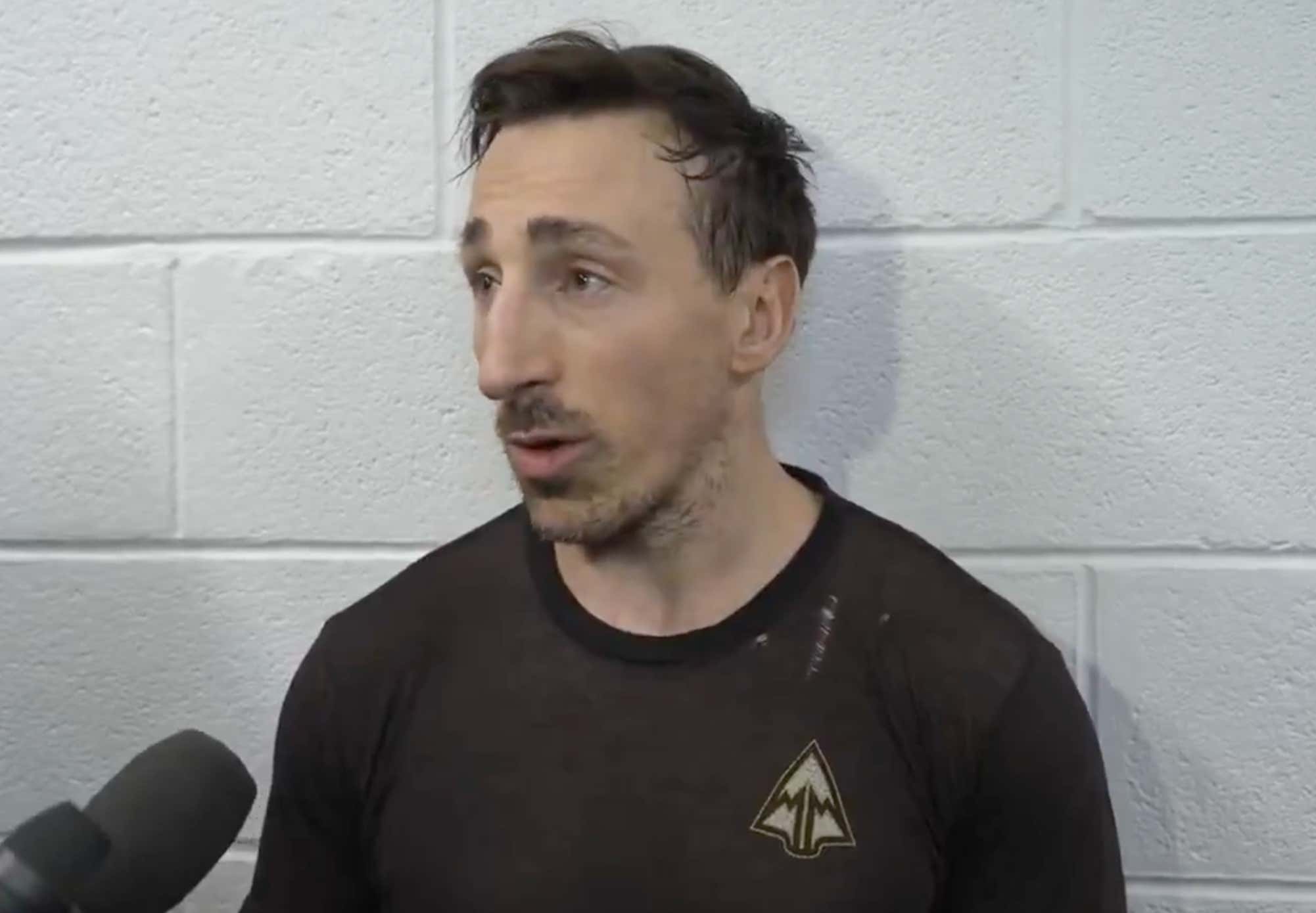 Brad Marchand Tells Reporter Who Claimed There's A Rift Between Him And Pastrnak To "Pound Sound", And "Go Back Into The Closet Where No One Knew Who He Was"