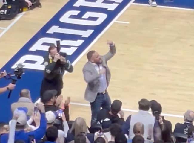 Conor McGregor Hyping Up The BYU Student Section Is One Of The Most Random Things I've Ever Seen