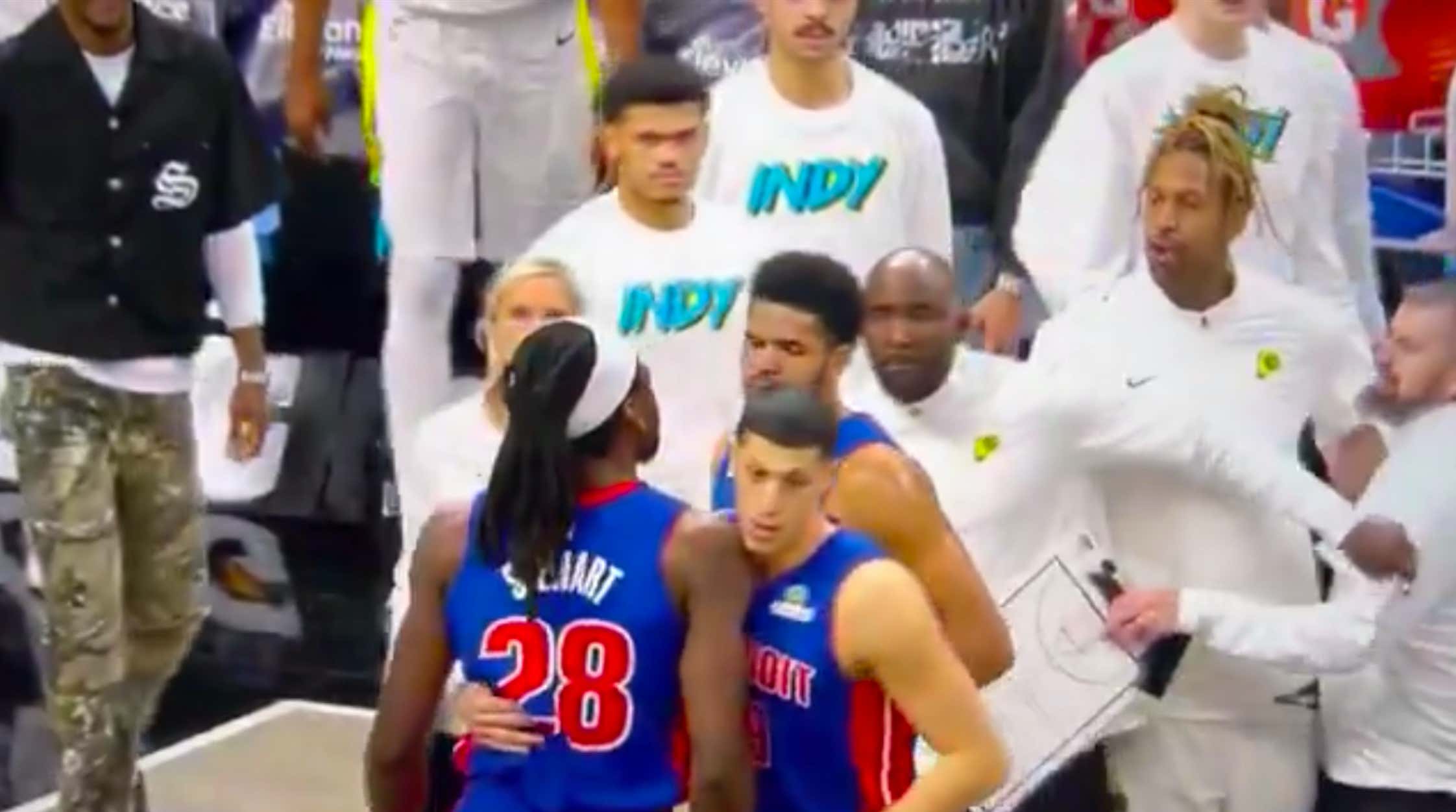 FIGHT! RIVALRY BACK ON: Pacers And Pistons Absolutely Hate Each Others Guts