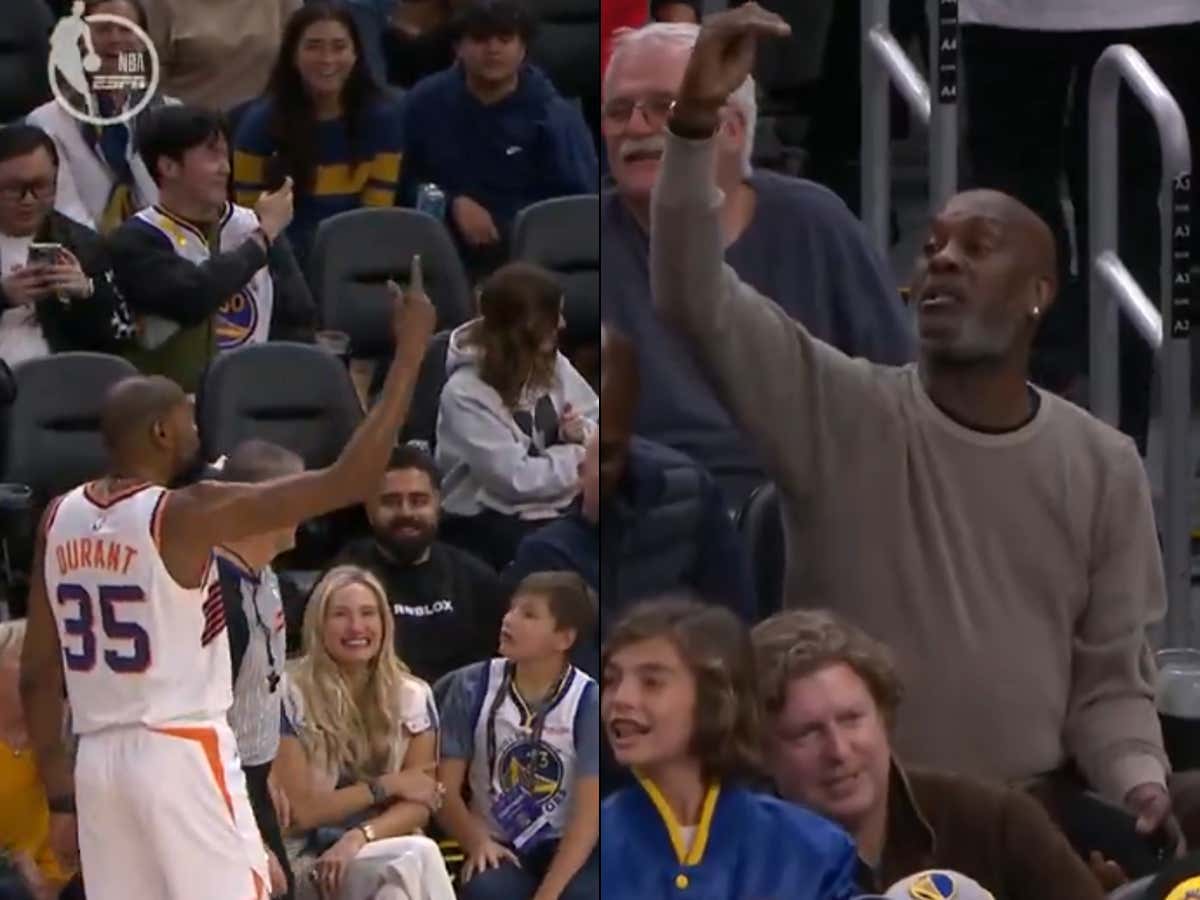 "He Would Probably Just Foul Me Like His Son Do" - Gary Payton Talking Shit To Kevin Durant From The Crowd Is Why He's One Of The Greatest To Ever Do It