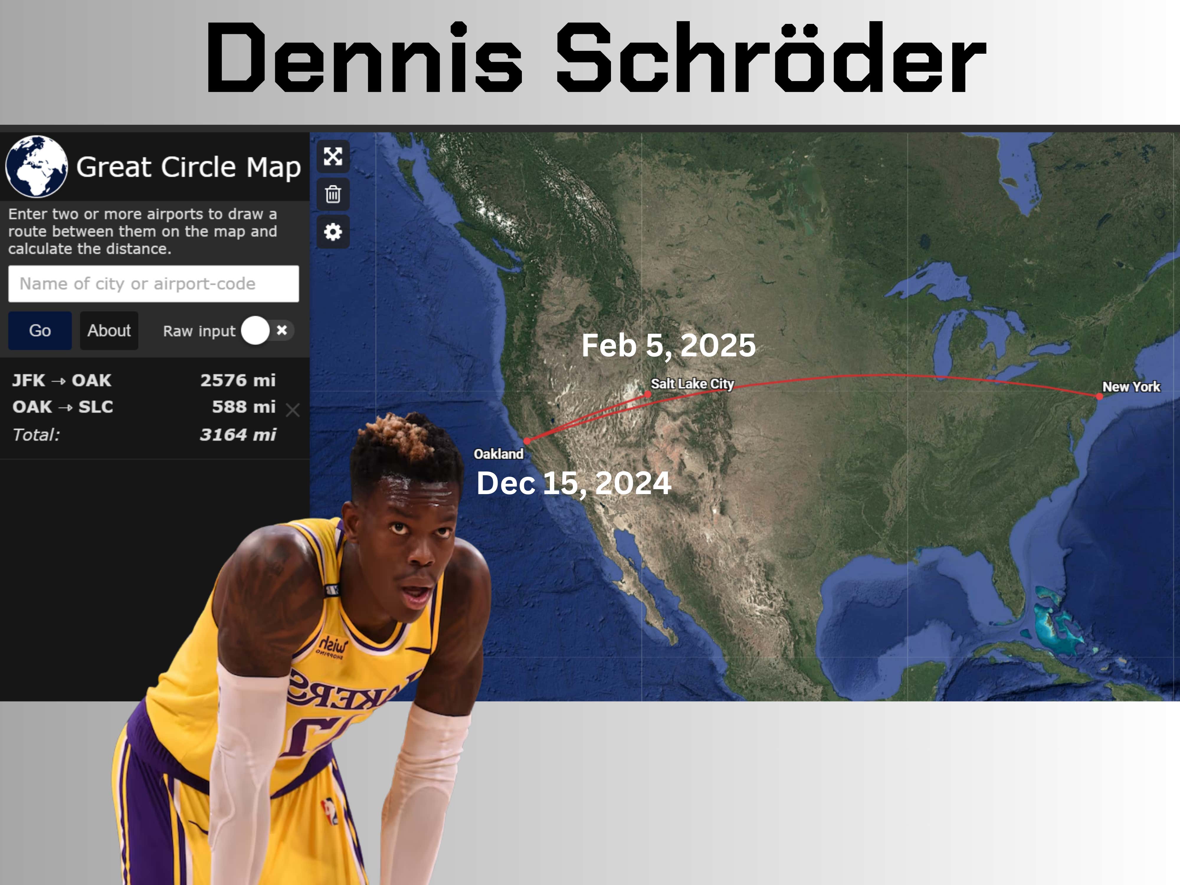 These Five NBA Players Traded Multiple Times In Two Months Flew More Than Dennis Schröder's 3,164 Miles