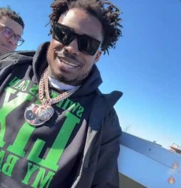 "Swifties Can LIX My Balls" -- CJ Gardner-Johnson Is Rocking The Greatest Hoodie On The Planet At The Eagles Super Bowl Parade