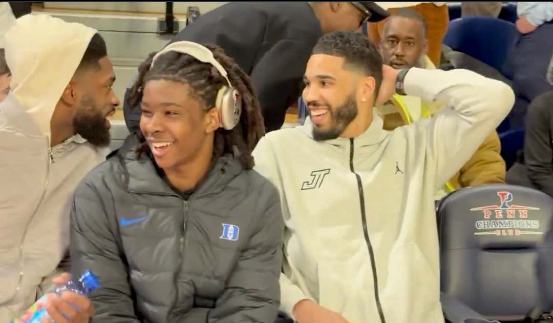The Sixers Are Such A Joke That Jayson Tatum Showed Up To A Philly High School Game And Was Completely Unfazed By A Chorus Of "Fuck The Celtics" Chants