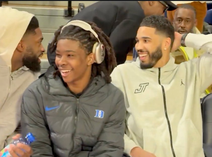 The Sixers Are Such A Joke That Jayson Tatum Showed Up To A Philly High School Game And Was Completely Unfazed By A Chorus Of "Fuck The Celtics" Chants