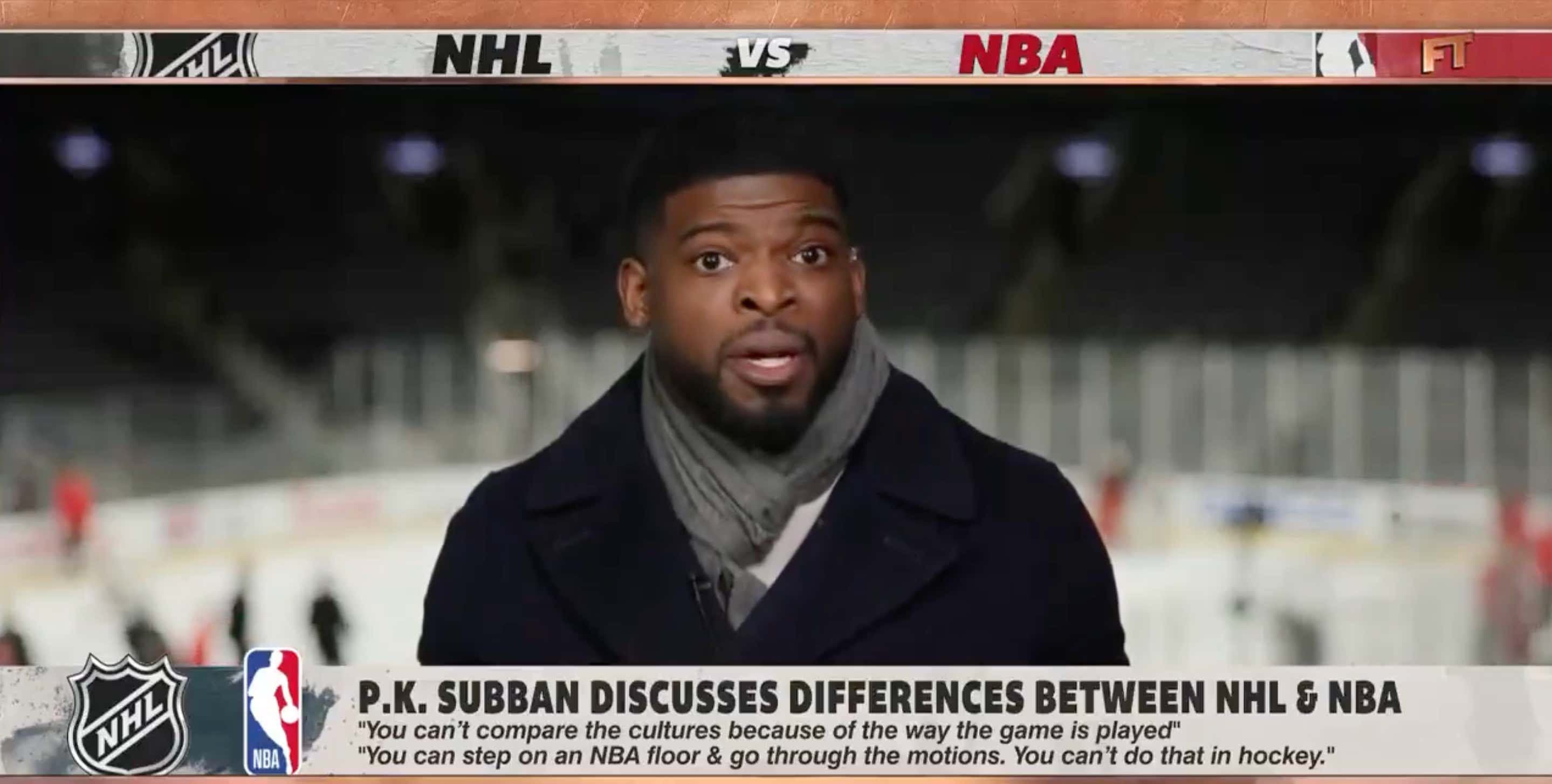 PK Subban Went on a Great Rant About NBA Players Not Giving a Shit and What Fans Deserve From Professional Athletes