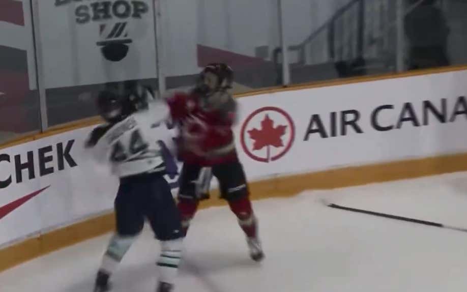The Ladies Were Chuckin' Some Knucks Last Night In The PWHL