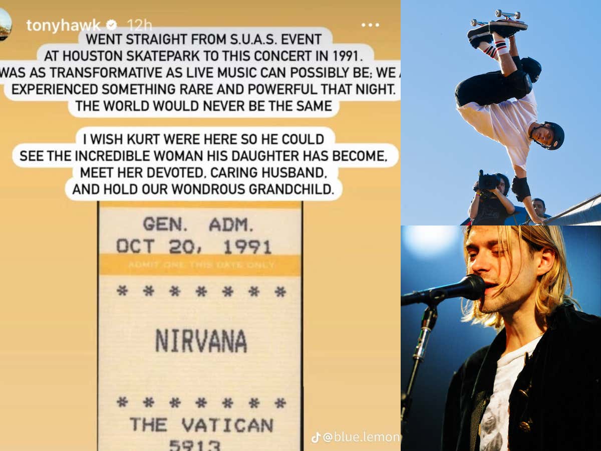 Extremely Wholesome: Tony Hawk Posted a Heartfelt Message to Kurt Cobain About Their Shared Grandson, Who May Be The Coolest Kid Alive Today