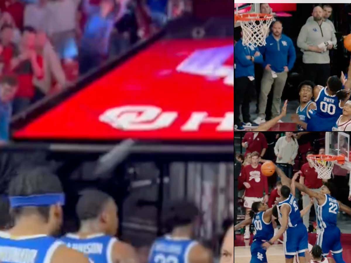 DISGUSTING: Oklahoma Trash Launched Beer Cans At Kentucky Players, Couldn't Handle Otega Oweh Ripping Their Heart And Souls Out