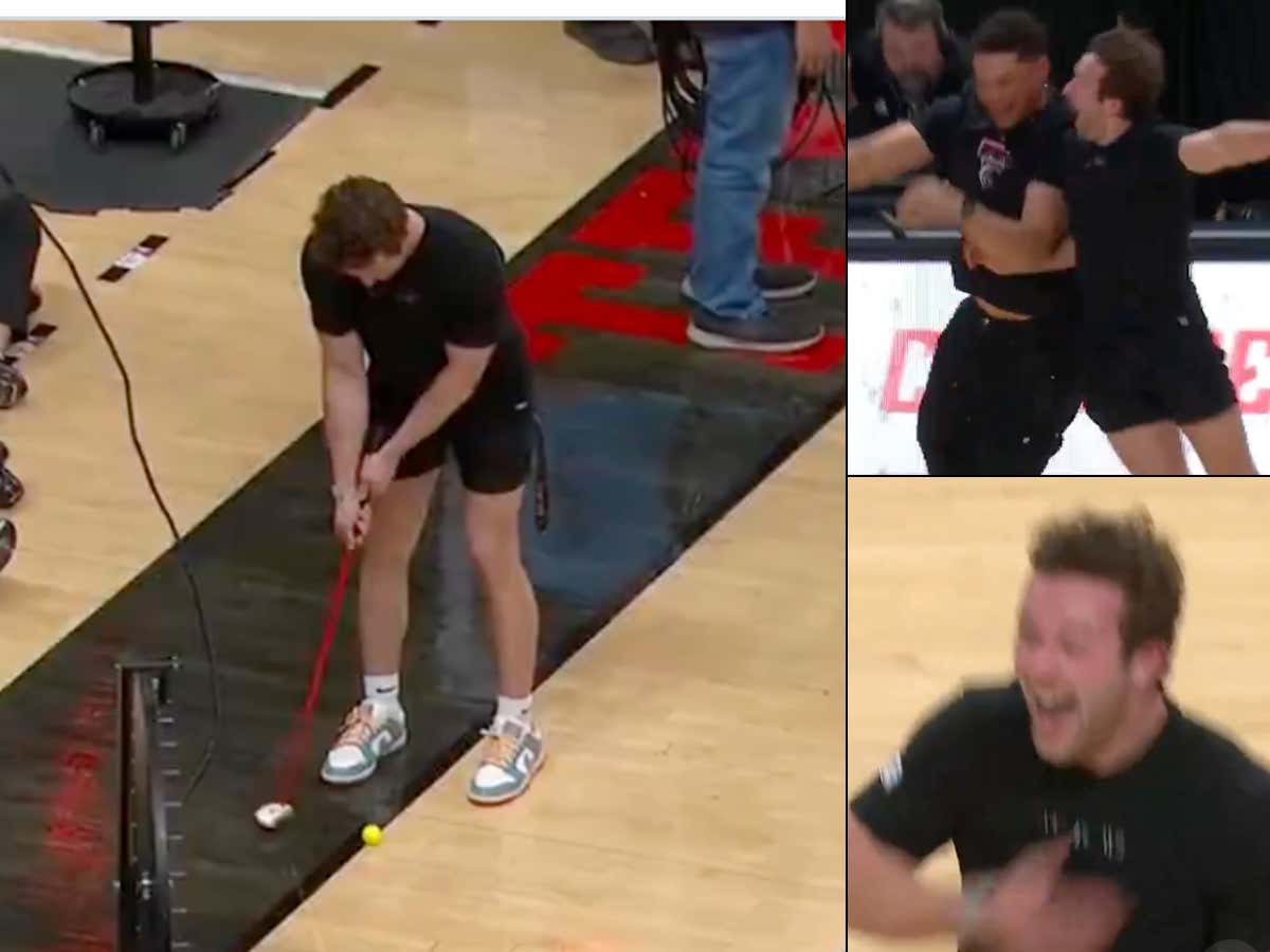 Decent Week: Texas Tech Kid Drills Full Court Putt, Celebrates With Patrick Mahomes, Gets Surprised On National TV That His Tuition Is Being Paid For