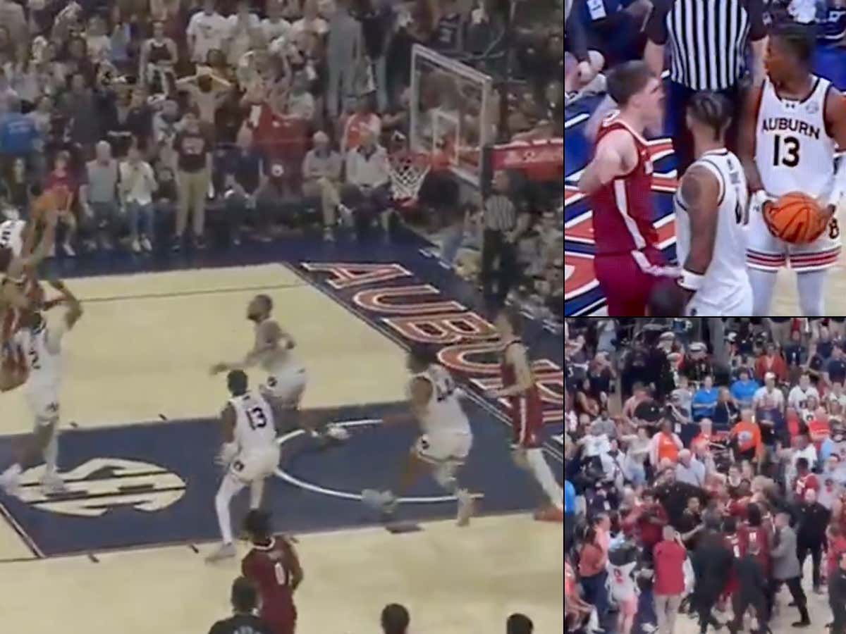 ROLL MOTHERFUCKING TIDE - Mark Sears Wins It At The Buzzer With An Incredible Play, Entire Team Taunts Every Single Auburn Fan