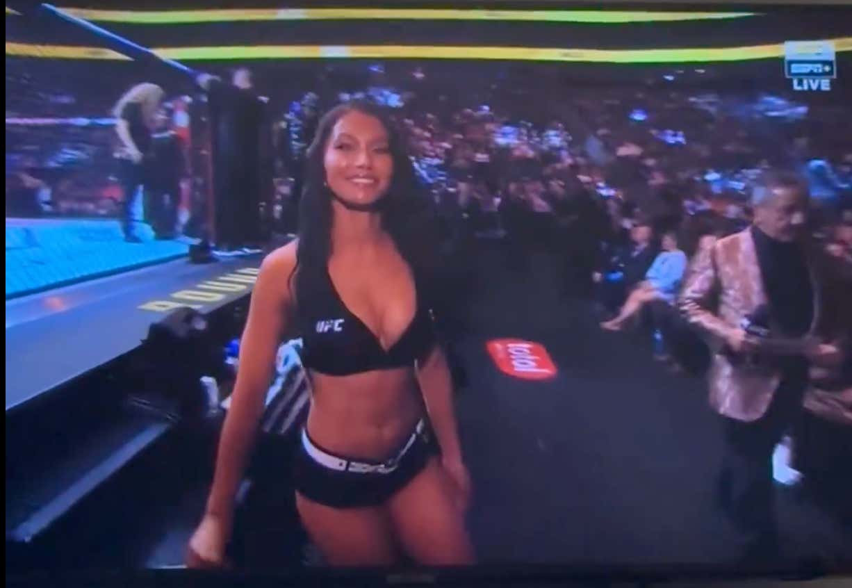 Tonight's UFC Ring Girl Is An Absolute Missile