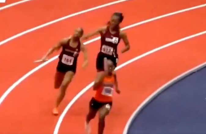 Track Star That Hit Other Runner In Head With Baton Is Asking Everyone To Feel Bad For Her As It Was Clearly An Accident (It Wasn't)