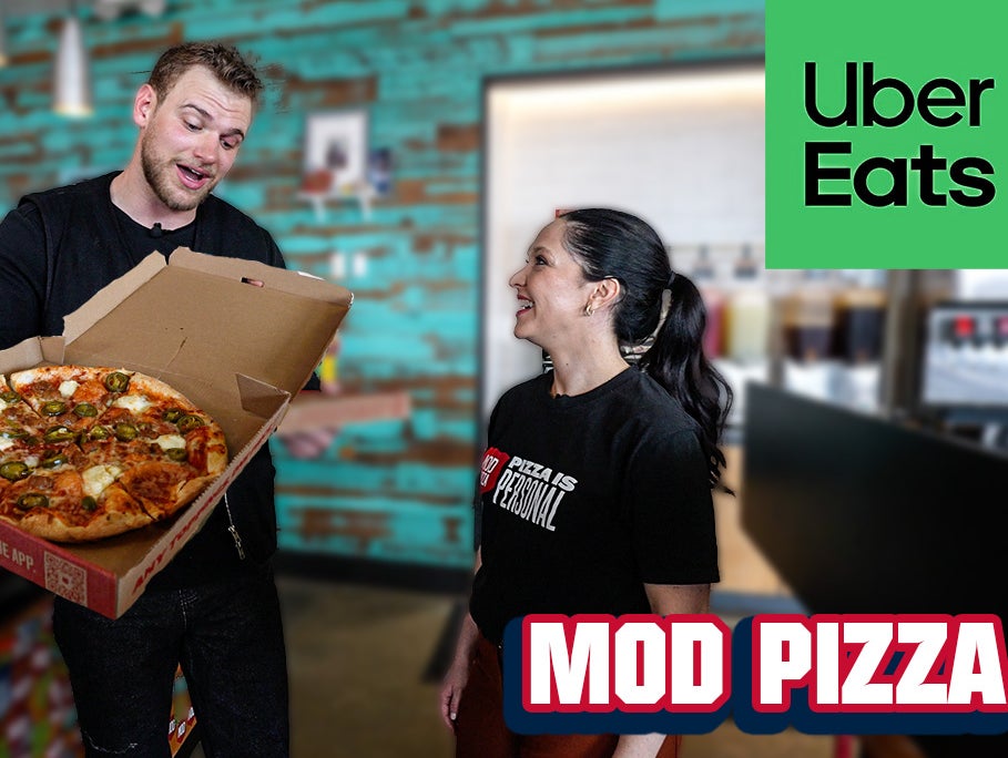 Chef Donny Tours MOD Pizza With Uber Eats!