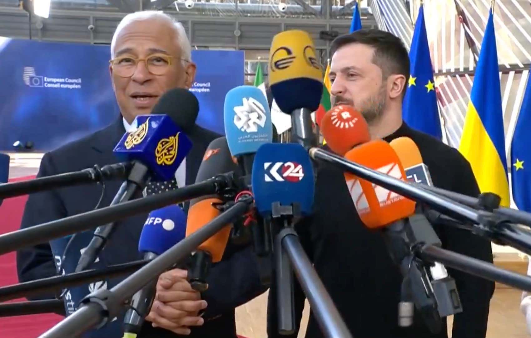 Power Ranking The Absurd Amount of Microphones In Ukrainian President Zelenskyy's Face