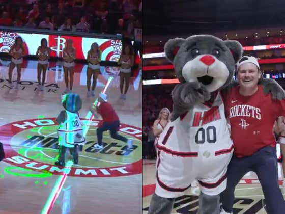 Anna Rockets Fans A Rockets Fan Pulled Off The Shot Of His Life For $25,000 And The Arena ...
