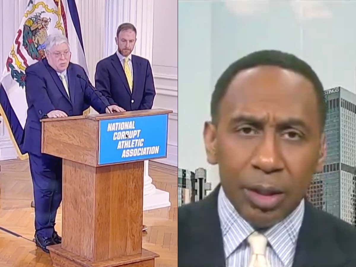 "It's Embarrassing For an Elected Official to Take The Position He's Taking", Stephen A. Smith is Not Happy with West Virginia's Governor Wasting Time on Trivial Things Like Basketball