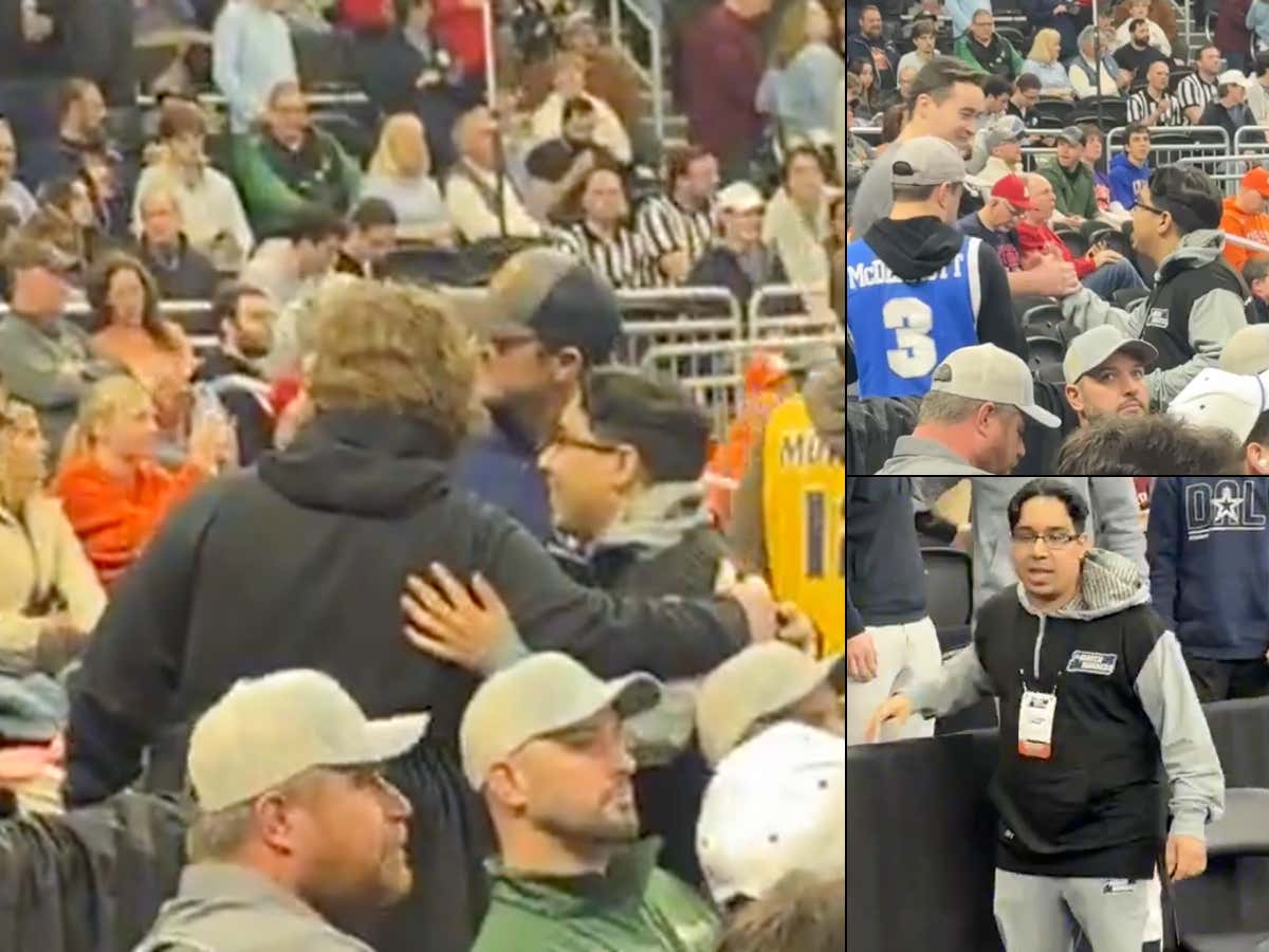 March Legend: Amir 'Aura' Khan Is Getting Mobbed In The Arena For Pictures, Further Solidifying Himself As College Basketball's True Star