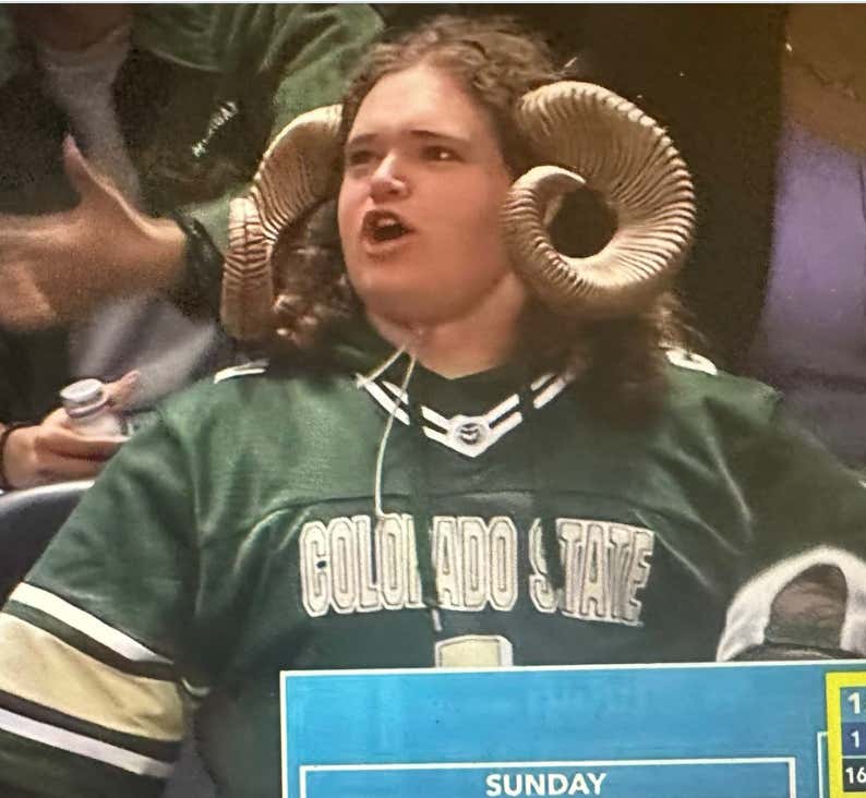 Nobody, And We Mean Nobody, Loves Colorado State Basketball Like This Horned Up Ram Man