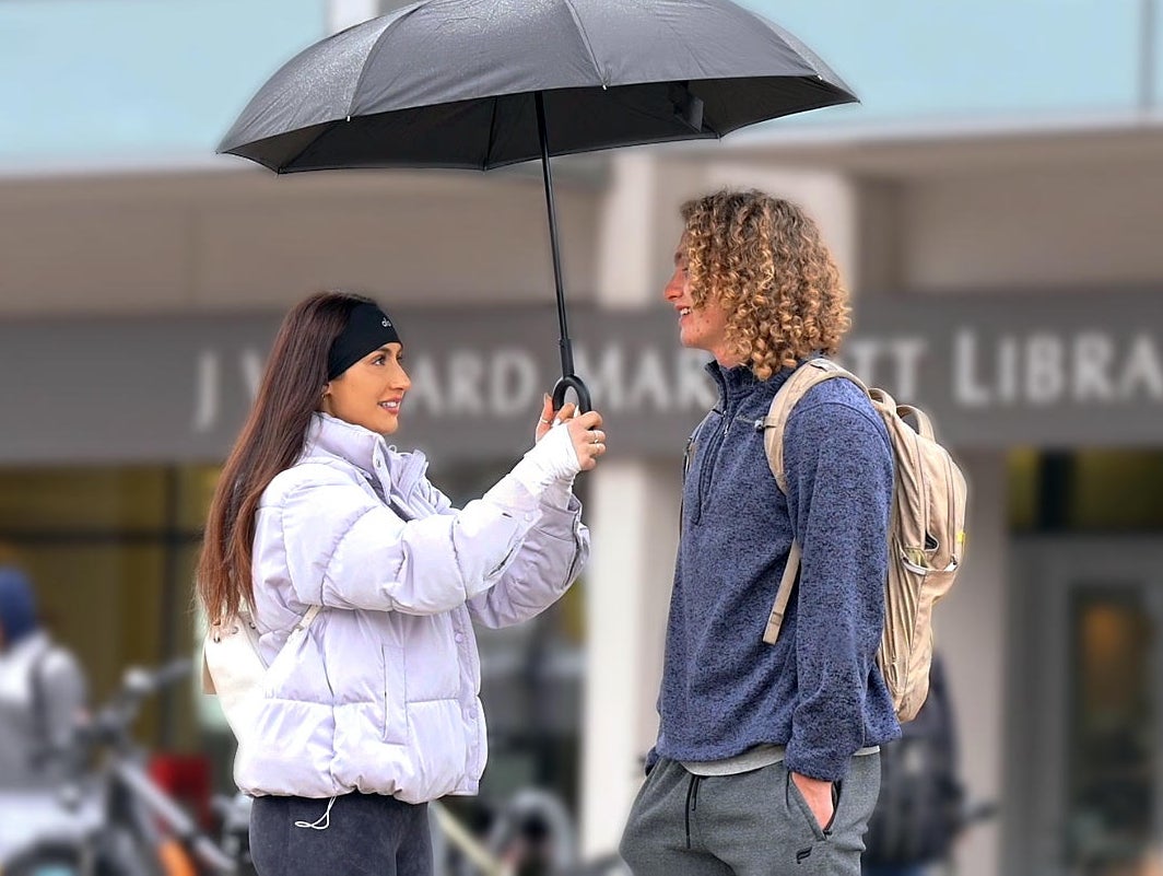 Holding An Umbrella For Strangers Prank!