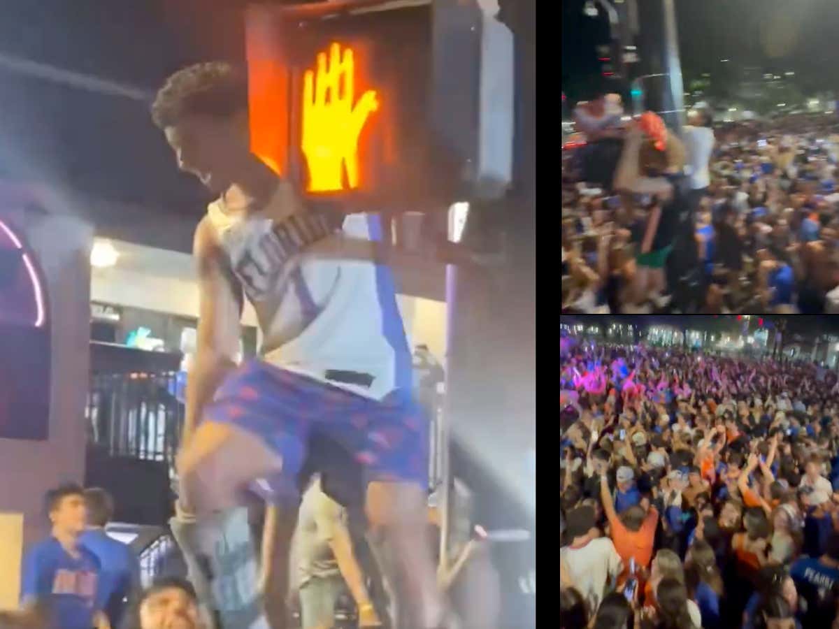 The Greased Light Poles In Gainesville Never Stood A Chance The Moment Florida Win The National Title