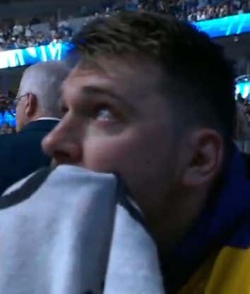 Luka Doncic Could Barely Hold Back The Tears As He Watched His Tribute Video In His Return To Dallas
