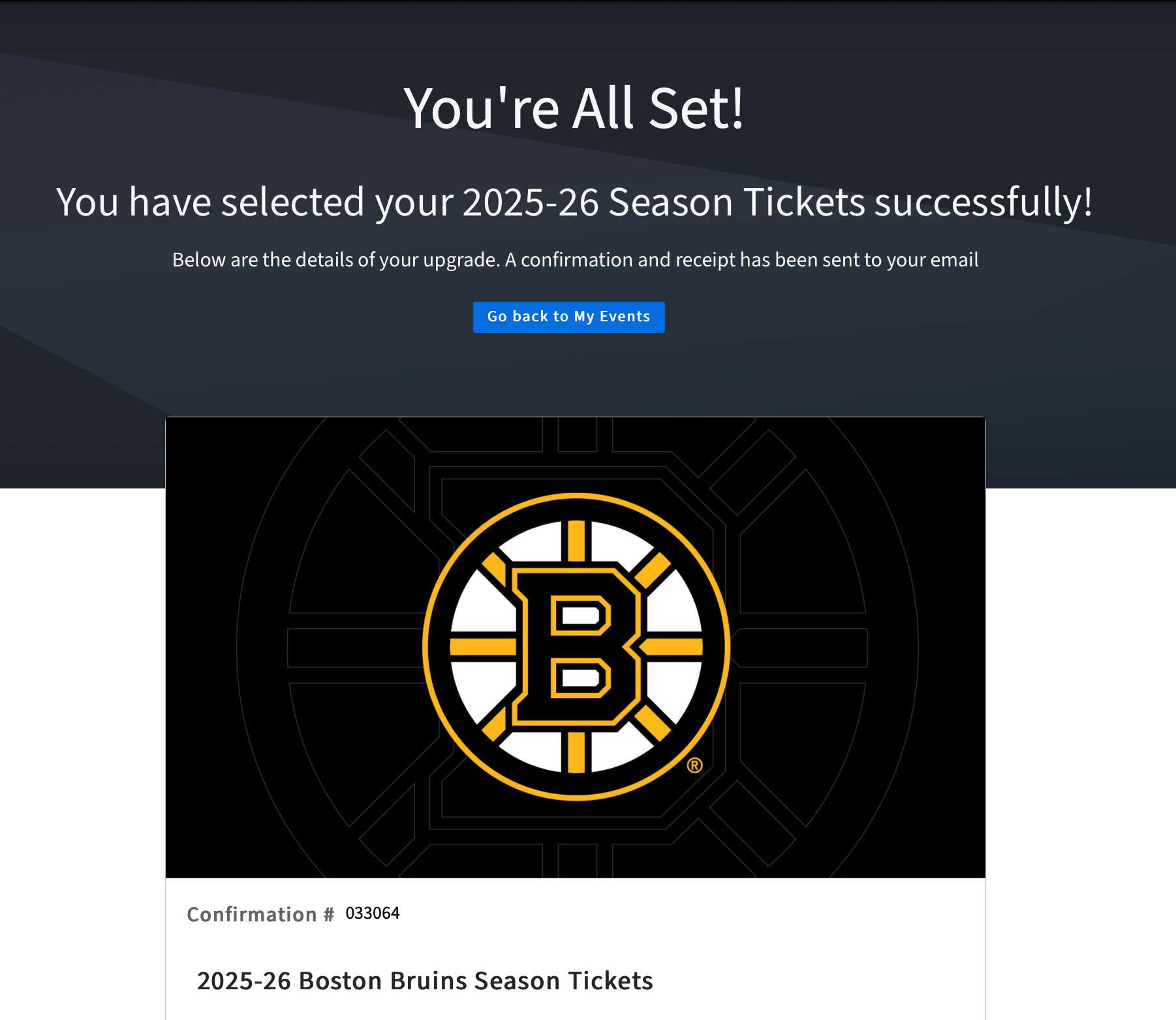 I Have Fulfilled A Lifelong Dream