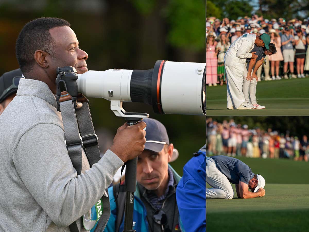 The Coolest To Do It - Of Course Ken Griffey Jr. Ended Up Taking One Of The Most Iconic Photos Of Rory McIlroy At The Masters