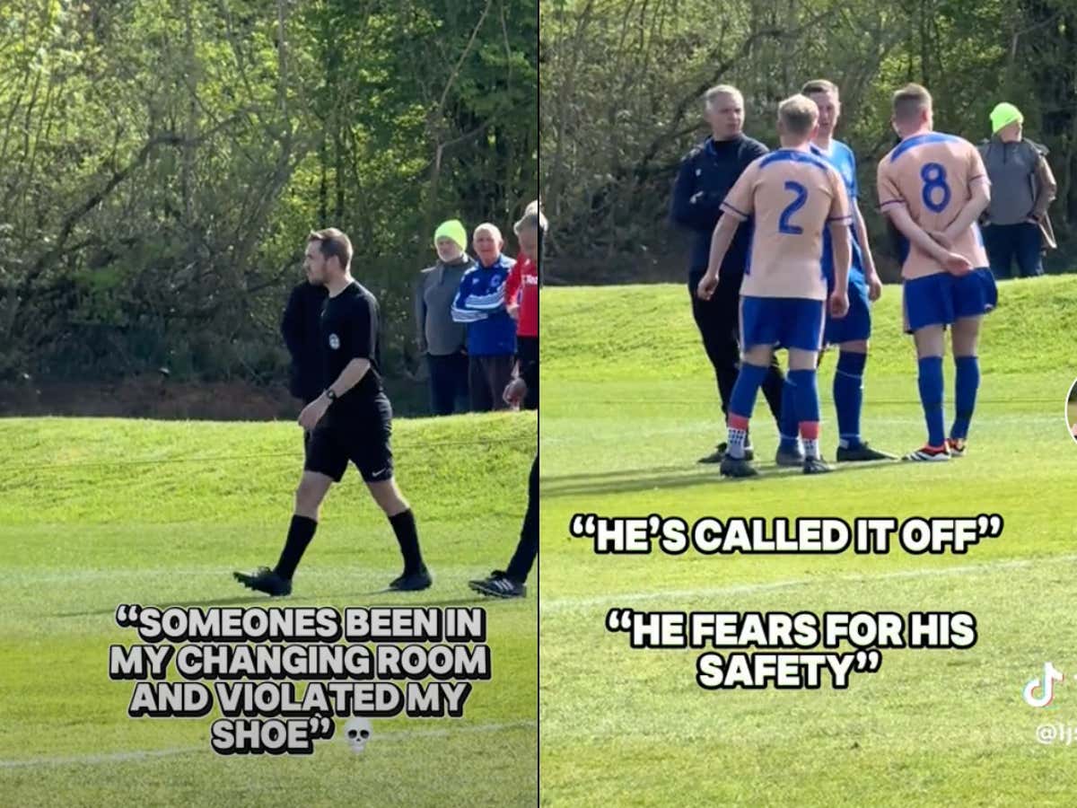 Soccer Game In England Was Canceled At Halftime Because Someone Apparently Went Into The Changing Room And Took A Shit In The Ref's Shoes
