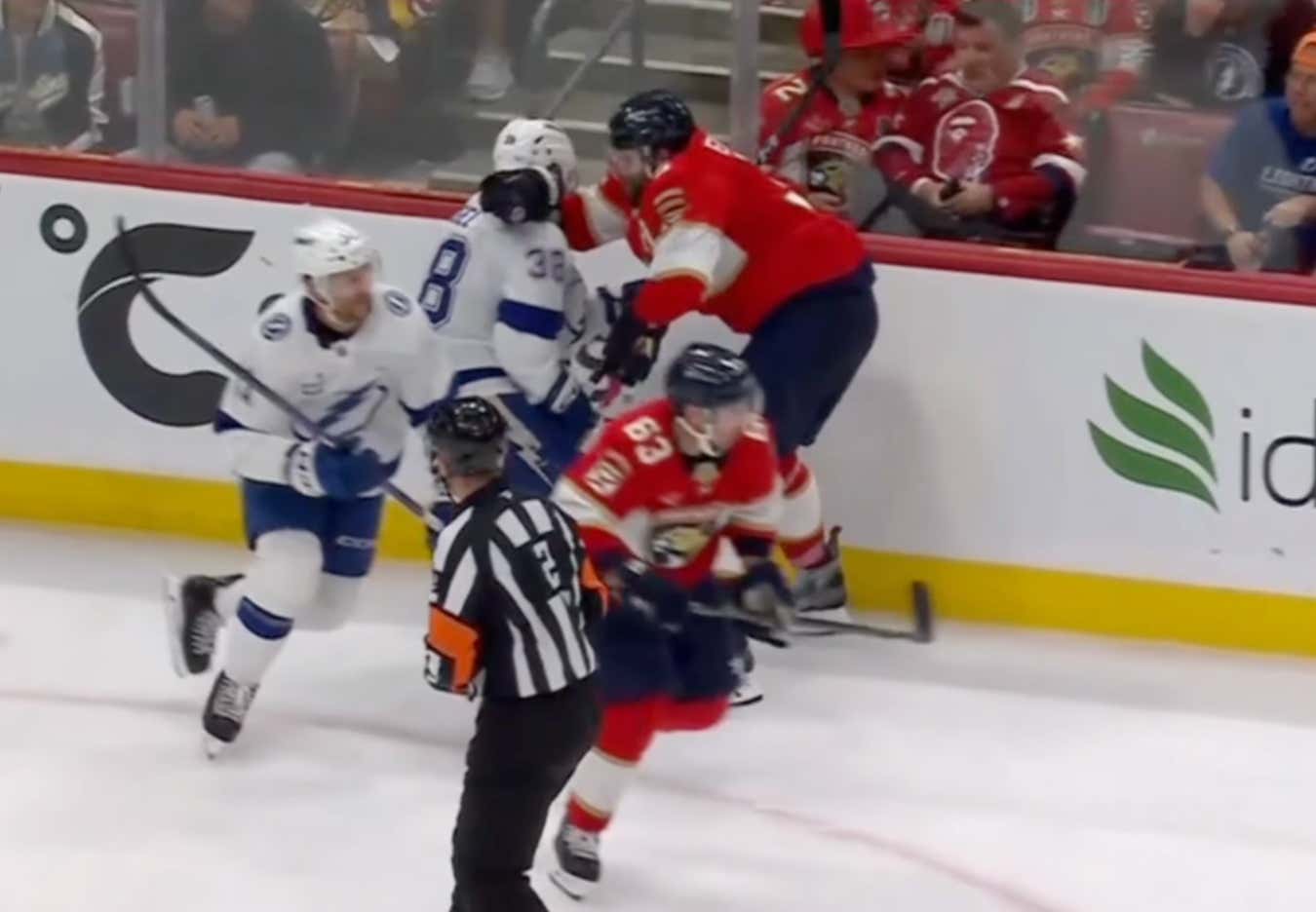 Sorry, Nerds, But This Dirtball Hit From Aaron Ekblad Was Just Good Ol' Playoff Hockey