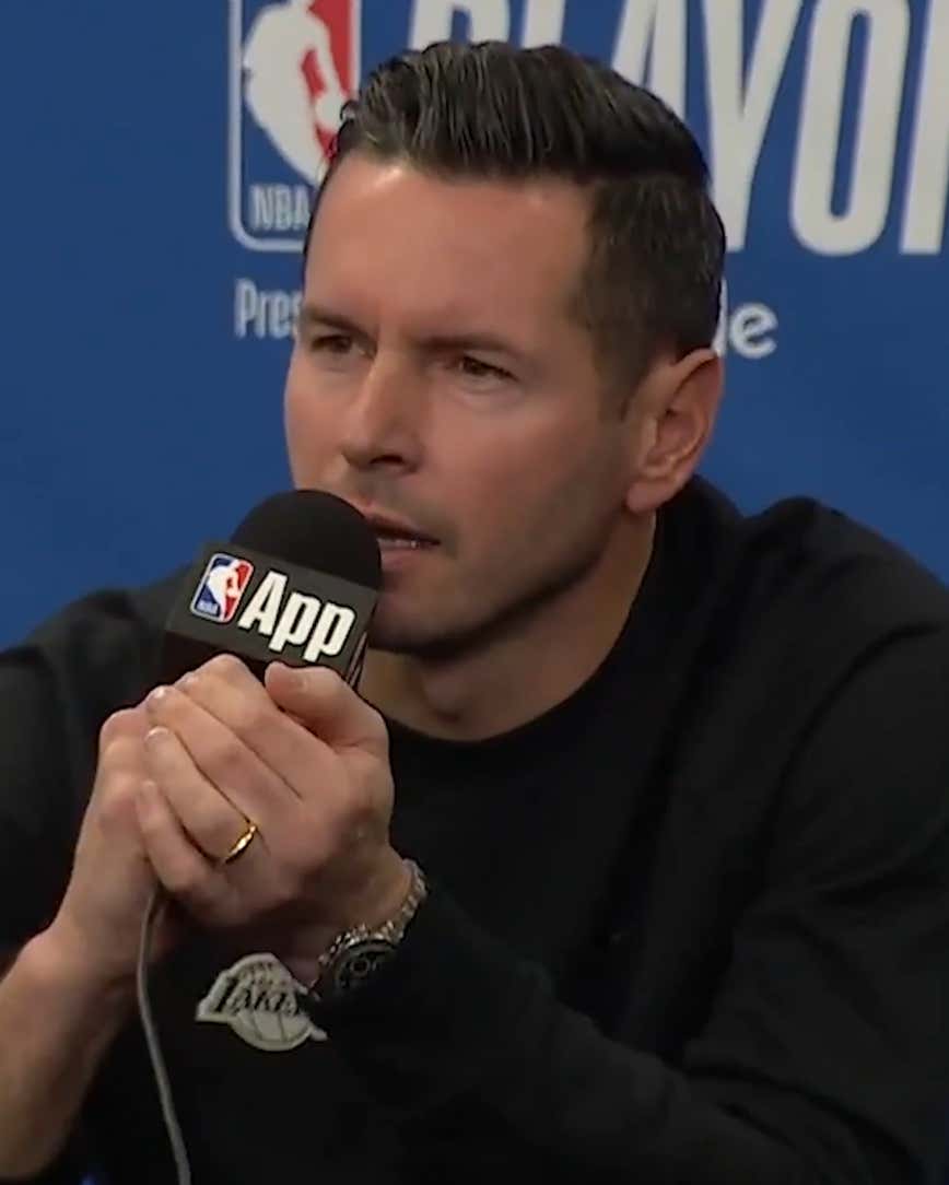 JJ Redick Got Super Defensive And Stormed Out Of His Pregame Press Conference After He Was Asked About Not Making Any Substitutions