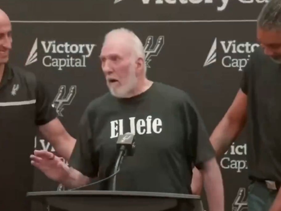 "I'm No Longer Coach. I'm El Jefe" - In His First Appearance Since His Stroke, Gregg Popovich Had The Perfect Announcement Of His New Role With The Spurs