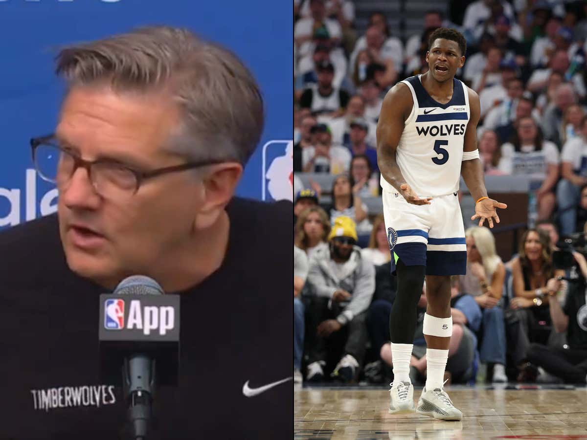 "You're The Leader Of The Team, You Have To Set The Tone" - Chris Finch Did Not Hold Back While Ripping Into Anthony Edwards For His Awful Game 1 Performance