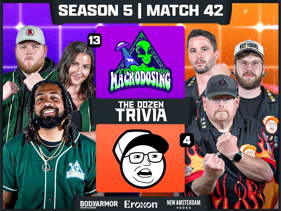Frank & the Frankettes vs. Macrodosing | Match 42, Season 5 - The Dozen Trivia League