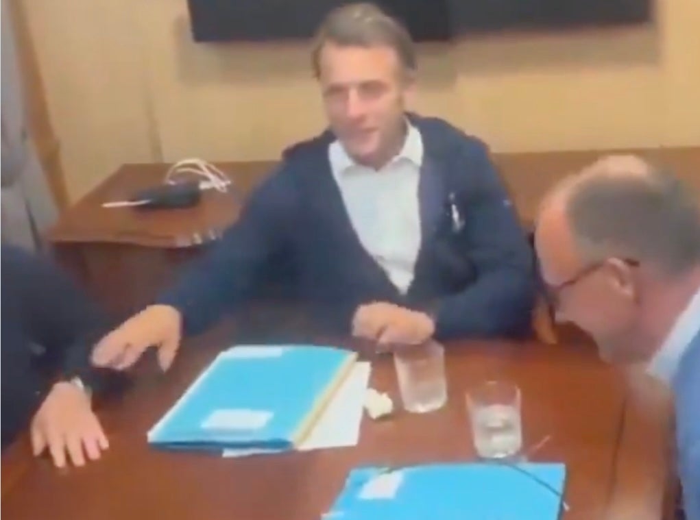 Embrace Debate - Were The French President, German Chancellor, and UK Prime Minister Having A Meeting Around A Bag Of Cocaine Or Is The Internet Just Being The Internet Again?