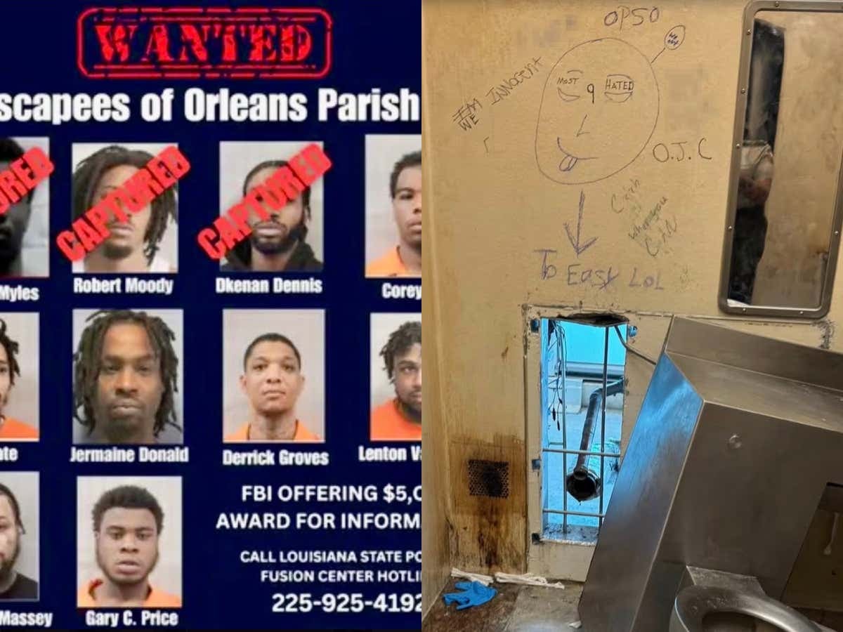 The Manhunt is Still On – New Orleans Failed to Catch a Single Additional Escaped Prisoner Over The Weekend, 7 of the 10 Escapees Still on The Run
