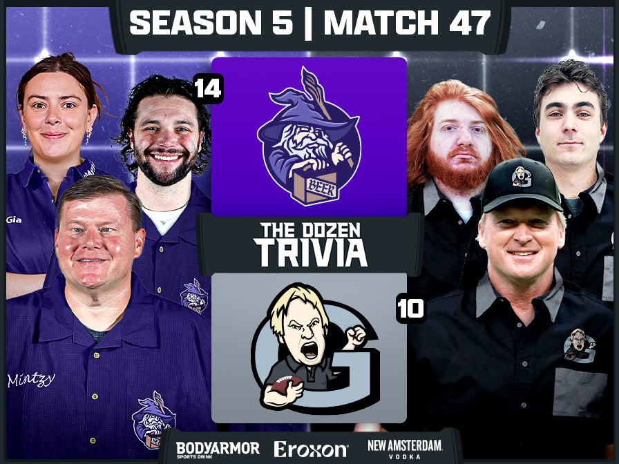 Grinders vs. Charity Case | Match 47, Season 5 - The Dozen Trivia League